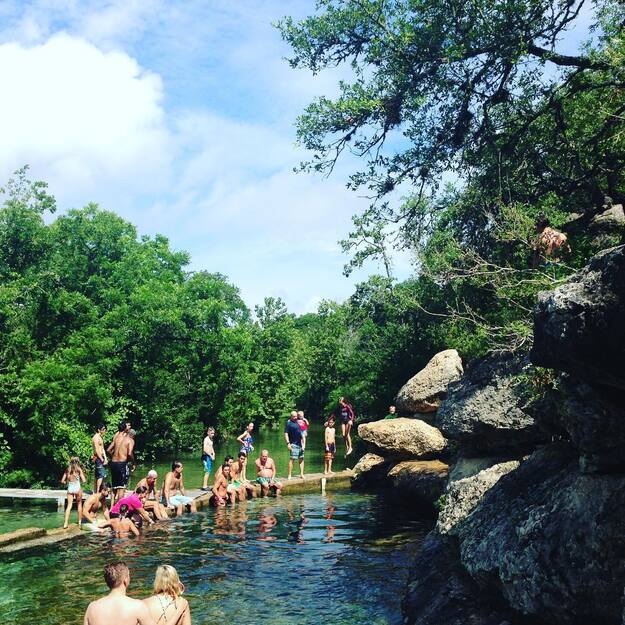 People at the Creek
