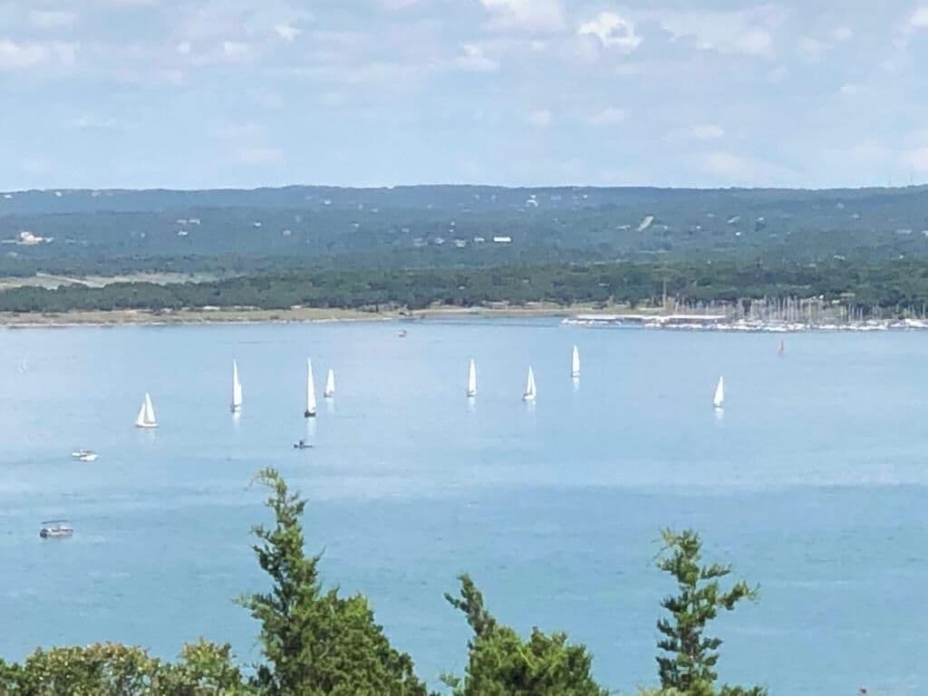 Our home overlooks beautiful Canyon Lake, & 3 miles to the Guadalupe River! photo