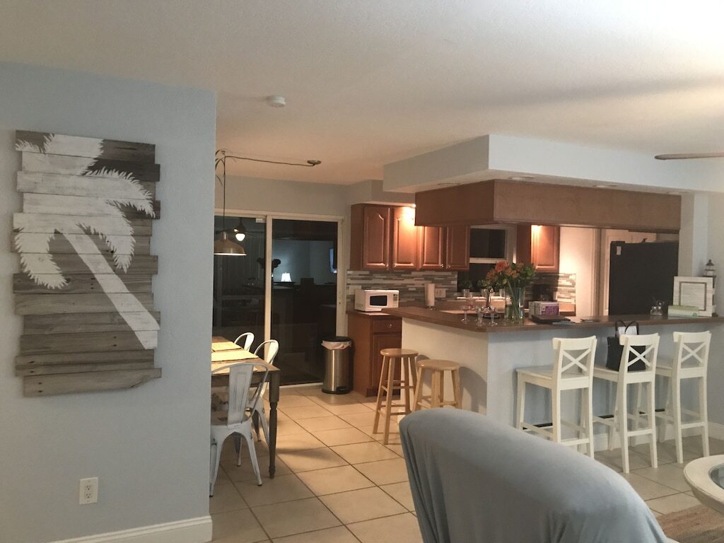 Pool at the house and beach across the street! photo