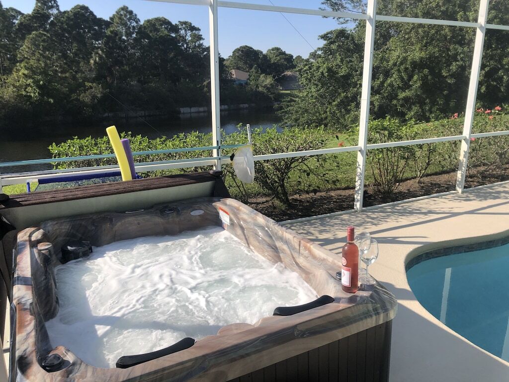 ROMANTIC, PRIVATE, WATER VIEW, Heated Pool/Spa, Short drive to beach, Sleeps 6 photo