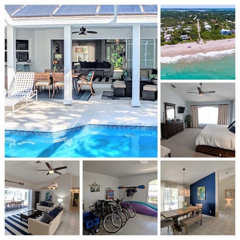 East of A1A Pool Home Steps to Beach! Heated Pool, Hot Tub, Bikes, and Kayaks photo
