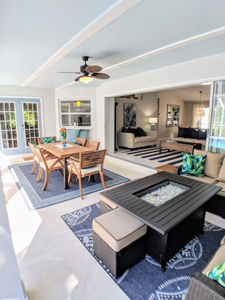 East of A1A Pool Home Steps to Beach! Heated Pool, Hot Tub, Bikes, and Kayaks photo
