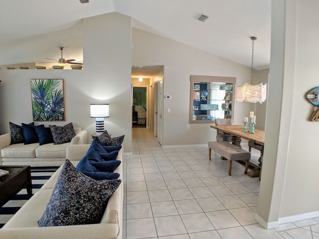 East of A1A Pool Home Steps to Beach! Heated Pool, Hot Tub, Bikes, and Kayaks photo