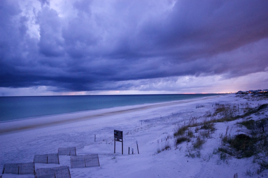 storm coming in...