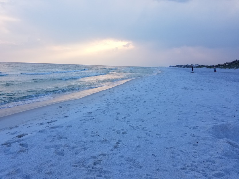 Evening on the beach