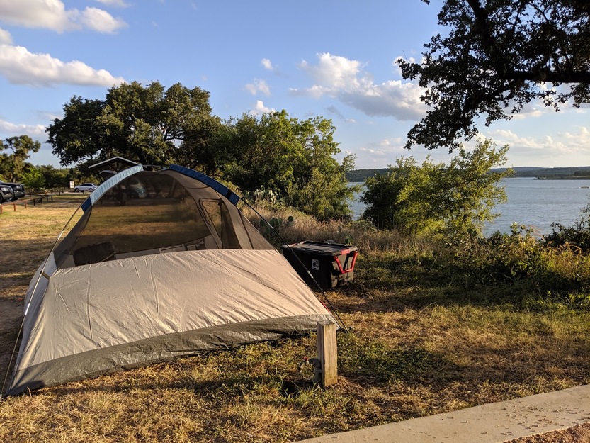 Camping in Cranes Mill Park