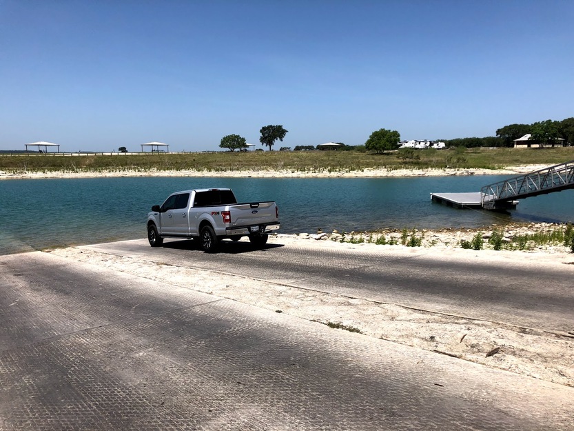 Car near Canyon Lake