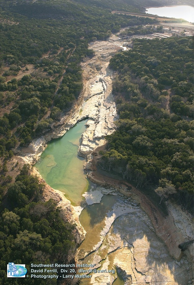 Canyon Lake aerial view