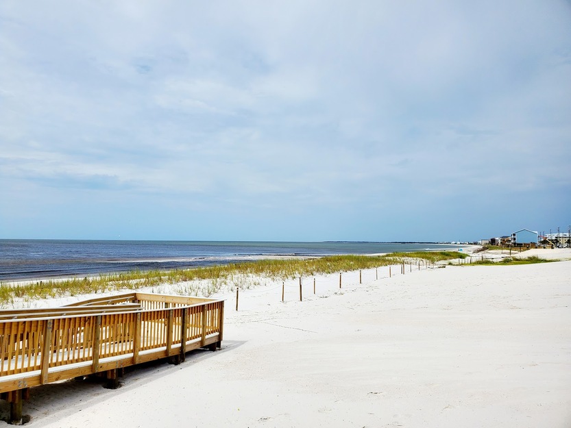 Sandy beach