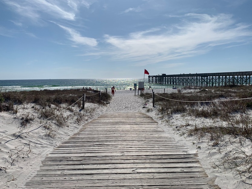Entrance to St. Andrew State Park Beach