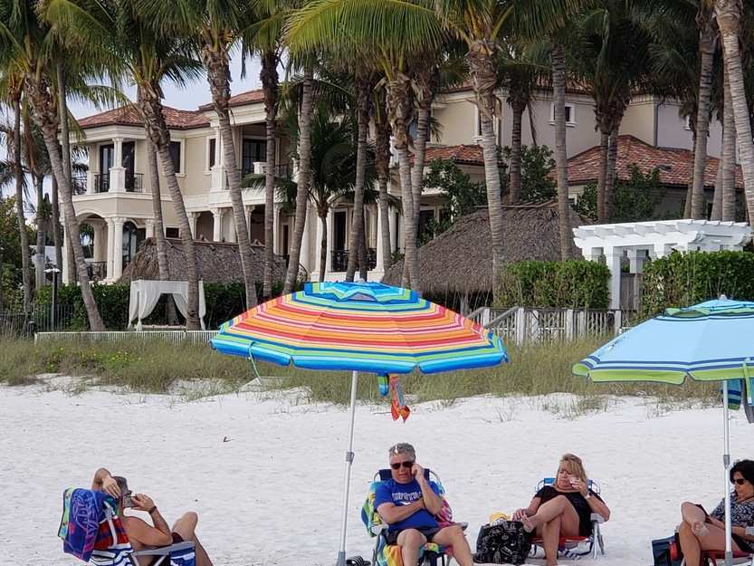 People on the beach
