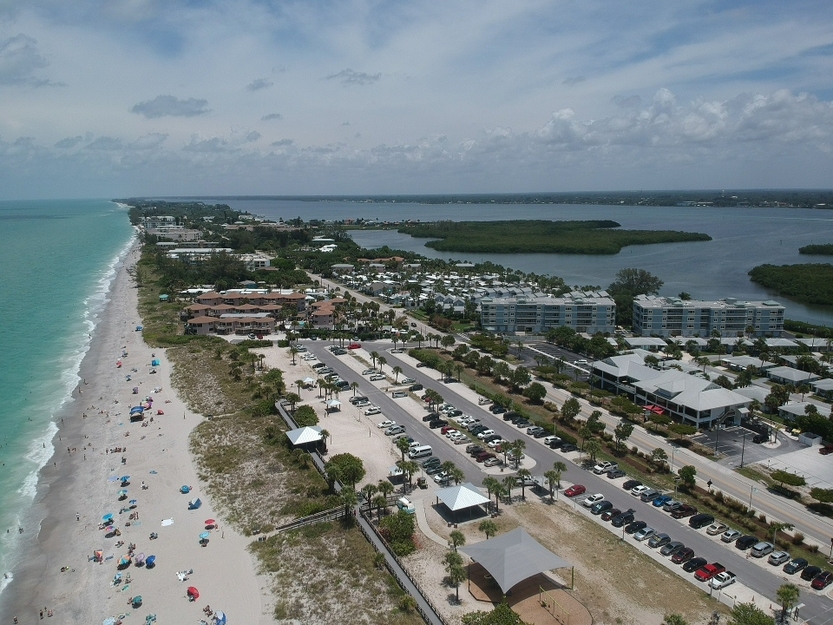 Englewood Beach aerial view