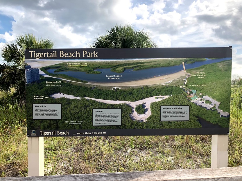Tigertail Beach Park shield