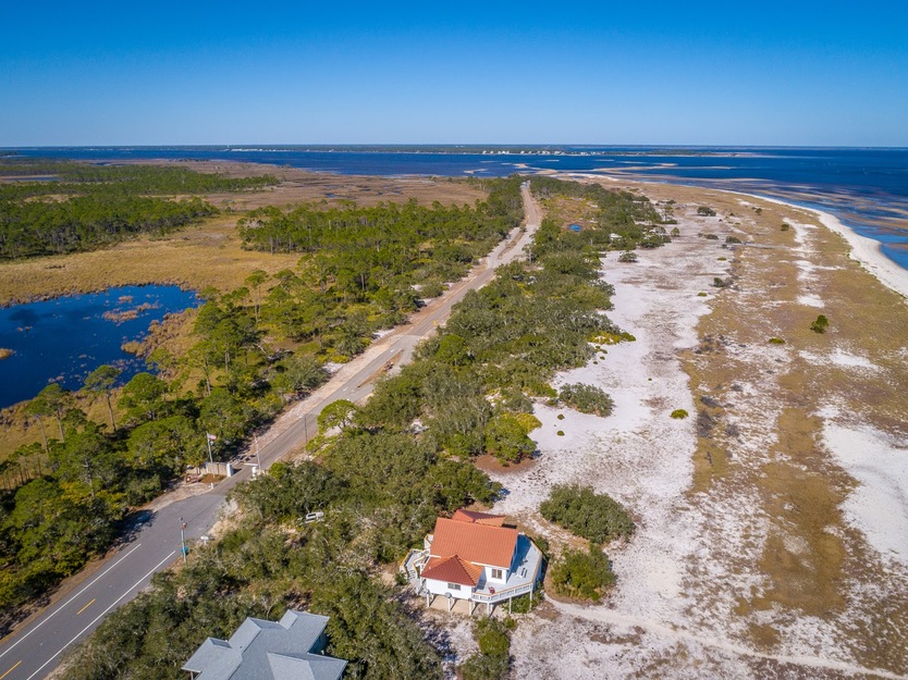 Bald Point State Park aerial view