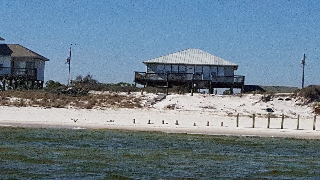 Building on Dog Island Beach FL