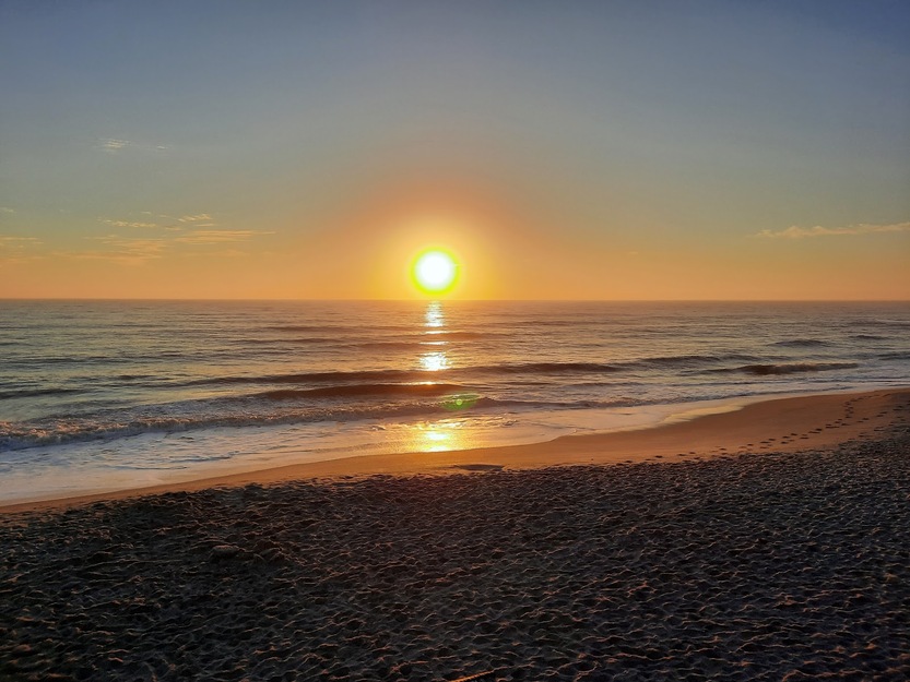 Sunset near Pineda Beach Park