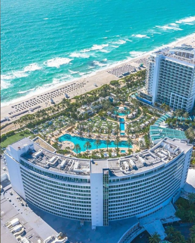 Mid Beach Miami Beach aerial view