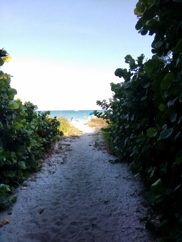 Entrance to the beach