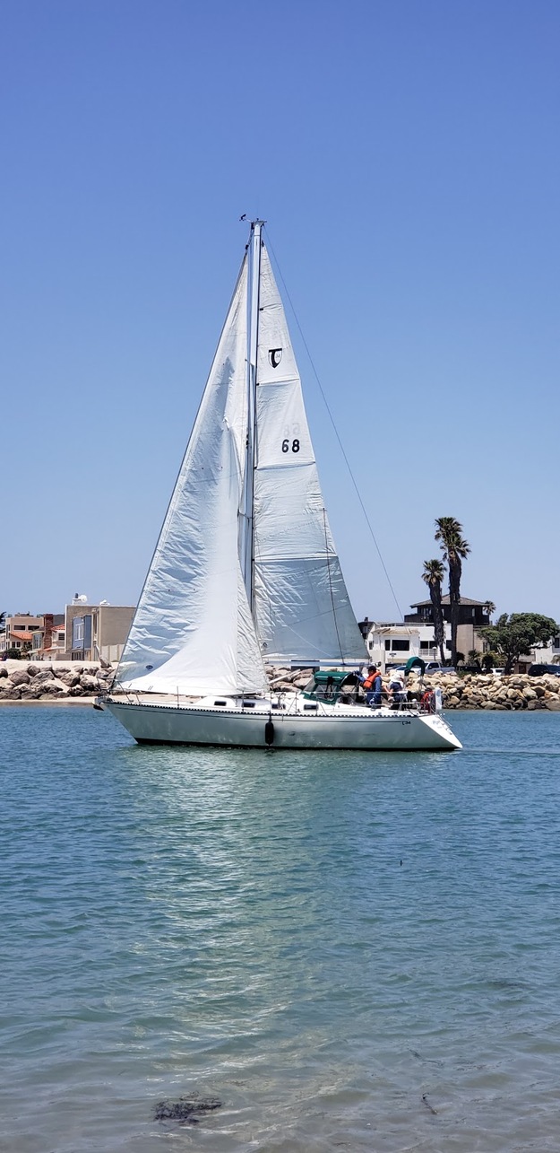 Boat at Hollywood Beach CA