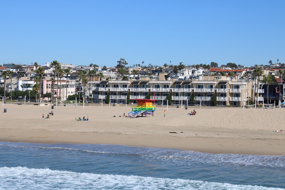 Hermosa Beach aerial view