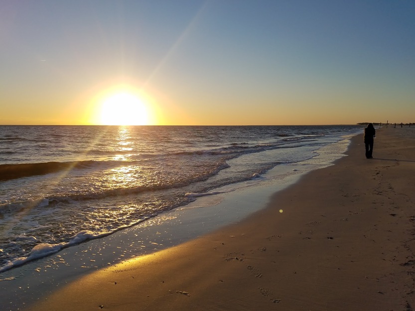 Sunrise on Alligator Point Beach