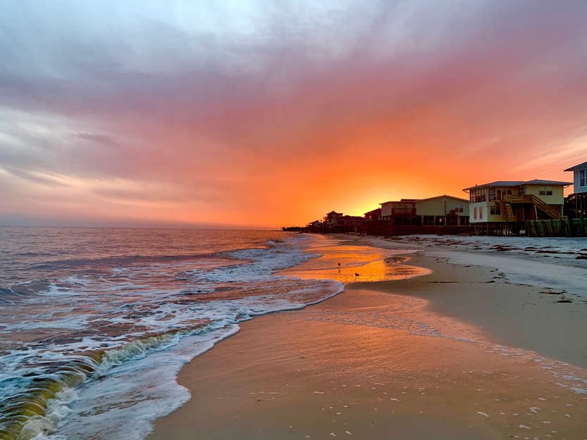 Sunset on Alligator Point Beach, FL