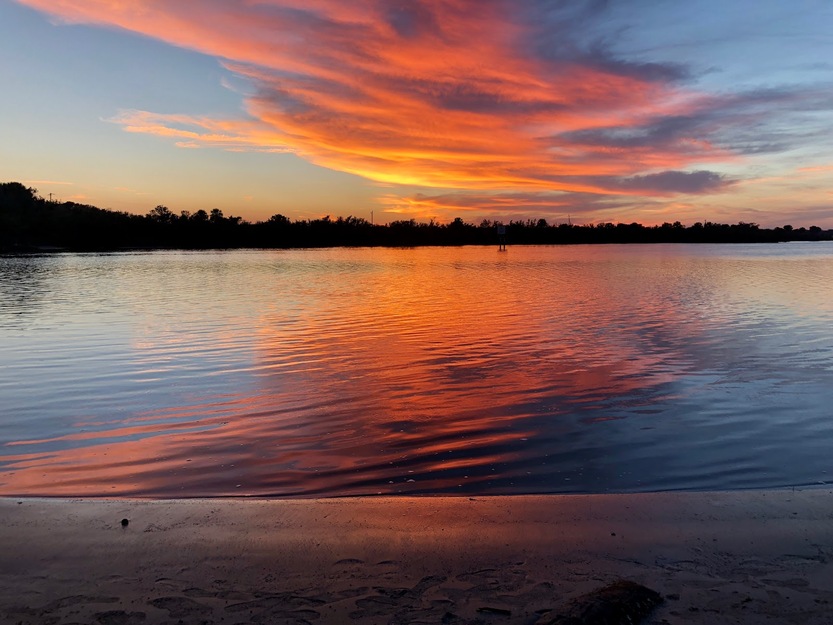 Sunset on North Peninsula State Park Beach