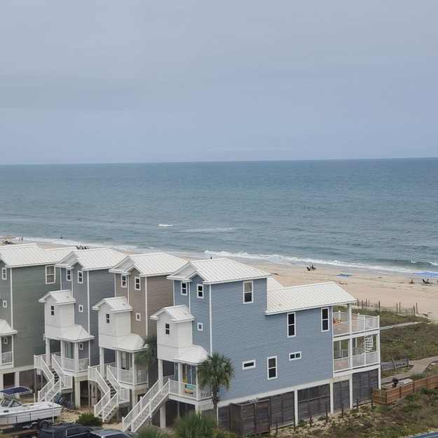 Houses on St George Island Beach, Florida