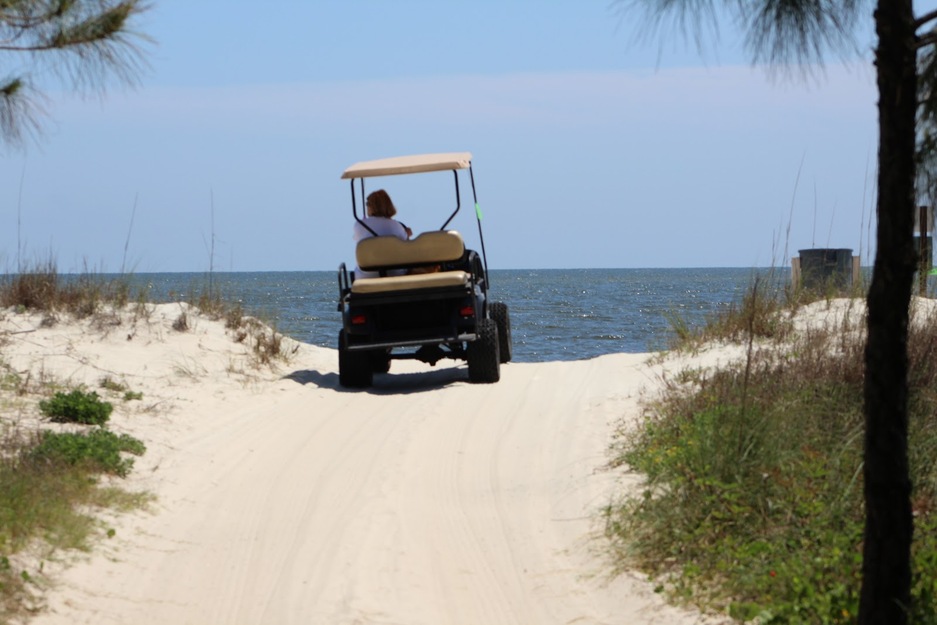 Car on Money Beach