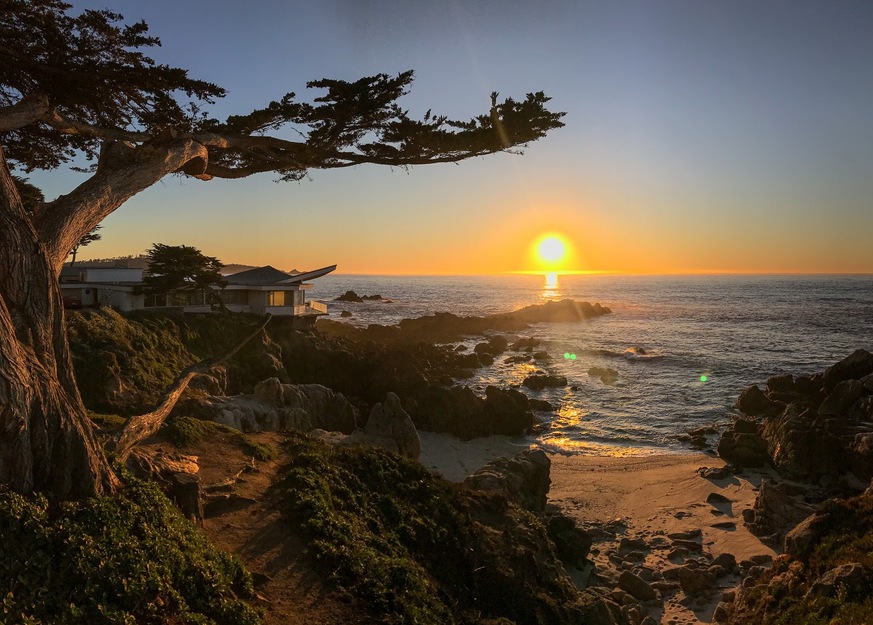 Sunrise on Carmel Beach CA