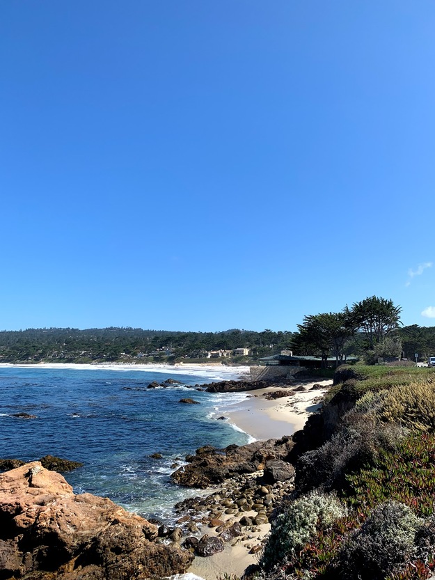 Rocks on Carmel Beach CA