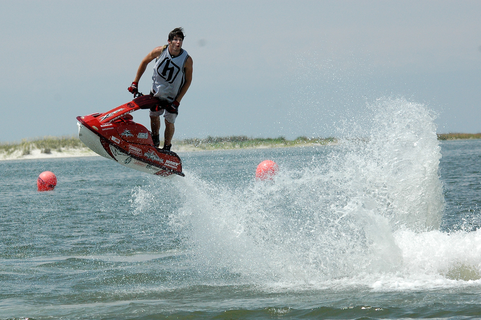 Jet ski show at Dauphin Island Alabama