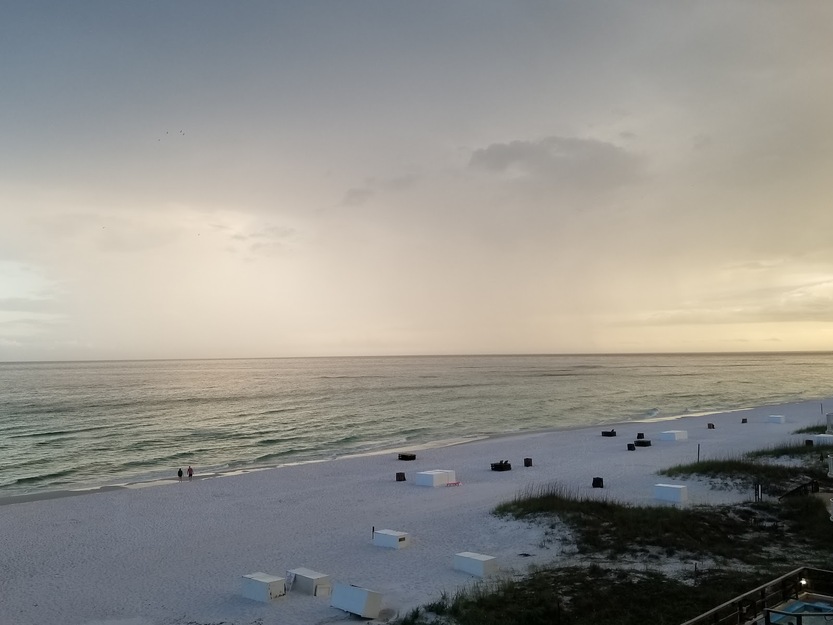 Seashore in the evening