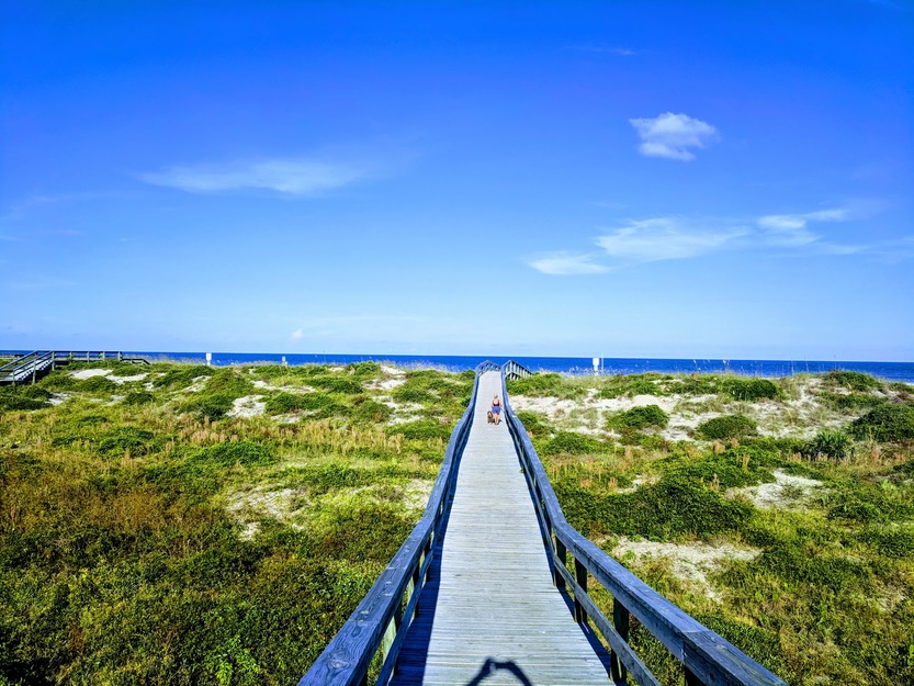 Beach entrance