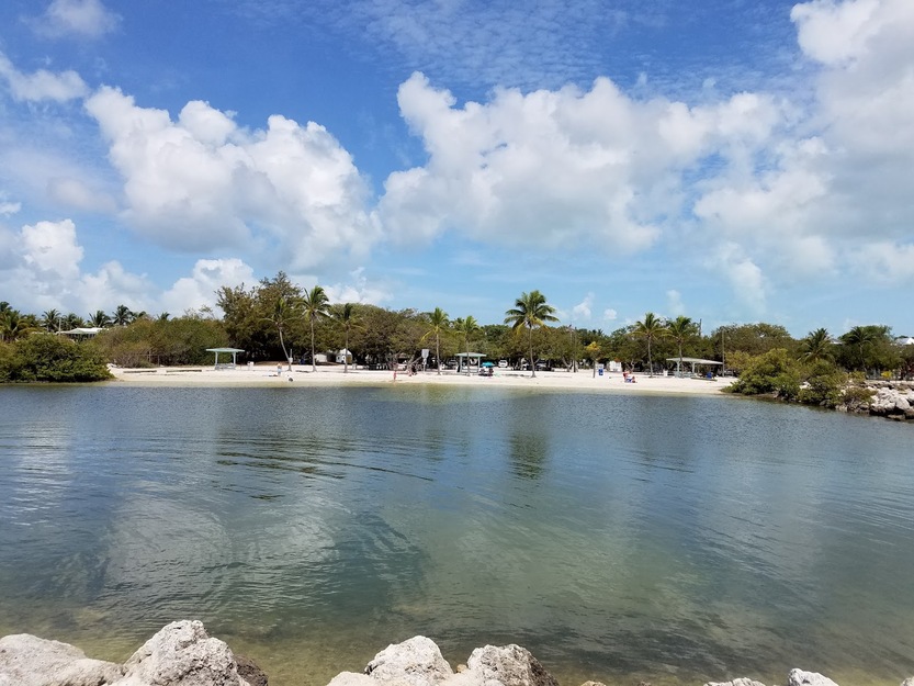 View of the Harry Harris Park Beach