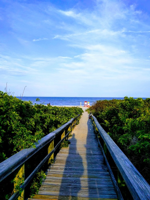 Beach entrance