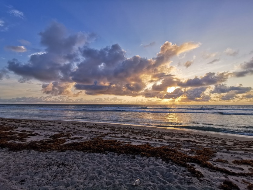 Sunset on the beach
