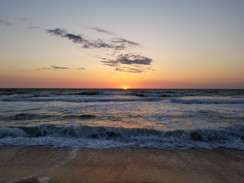 Sunset on the beach