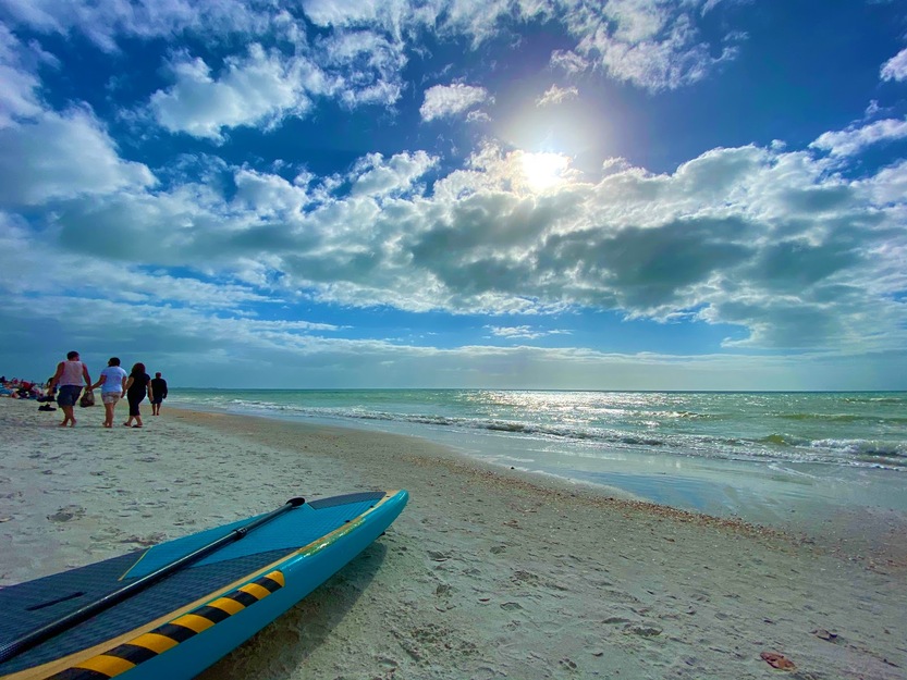 Kayak on the seashore